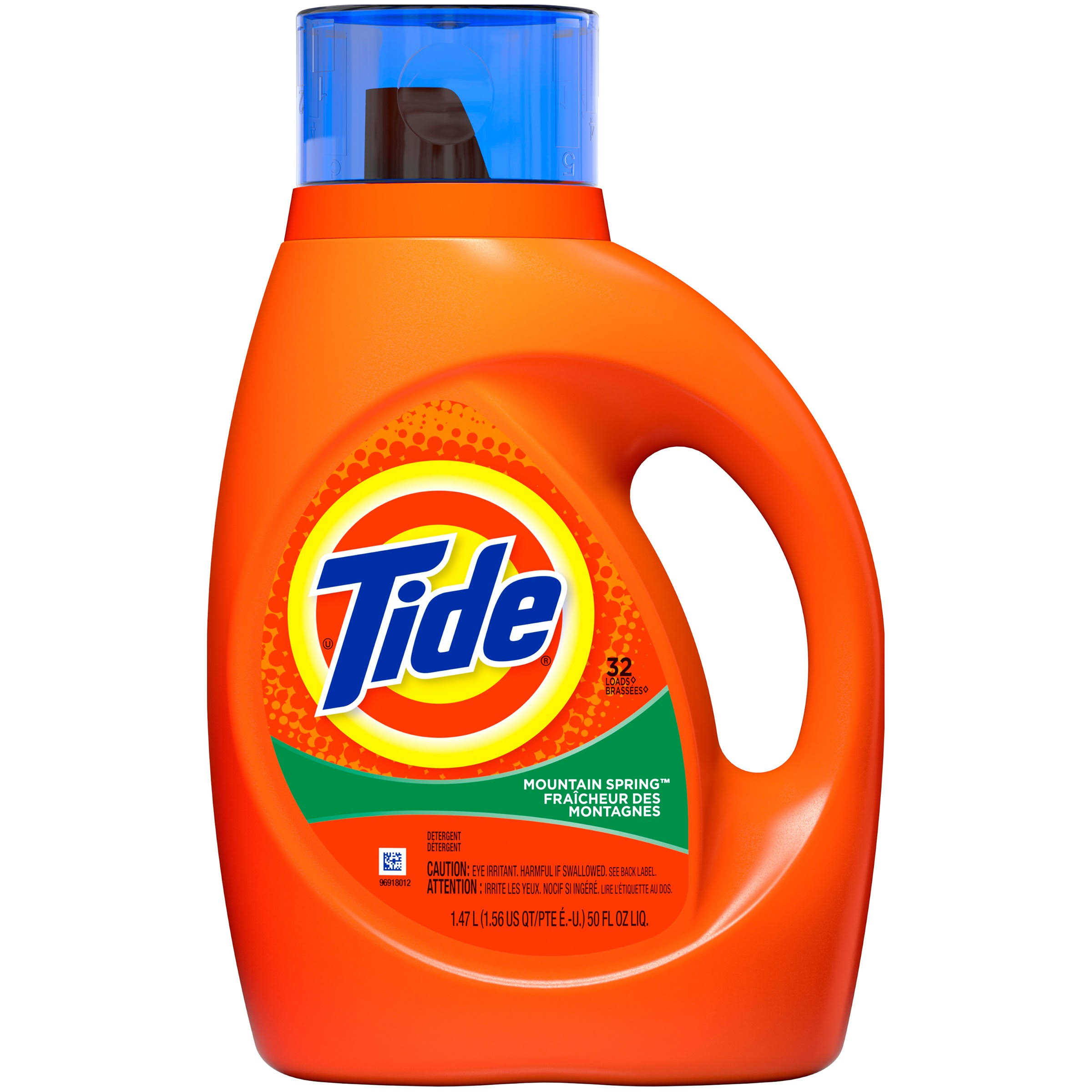 Tide Liquid Laundry Detergent - 32 Loads, Mountain Spring Scent