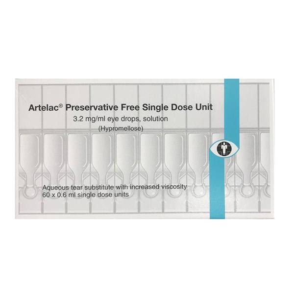 Artelac Hypromellose Single Dose Unit Eye Drops 30 Pack