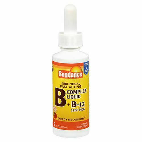 Sundance Vitamins B + B12 Complex Liquid Natural Berry