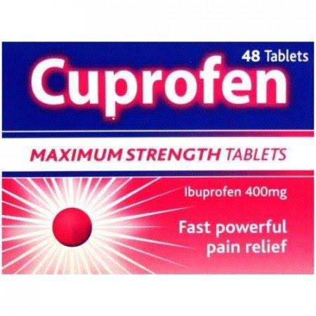 Cuprofen Maximum Strength Tablets - 400mg, 48 Tablets