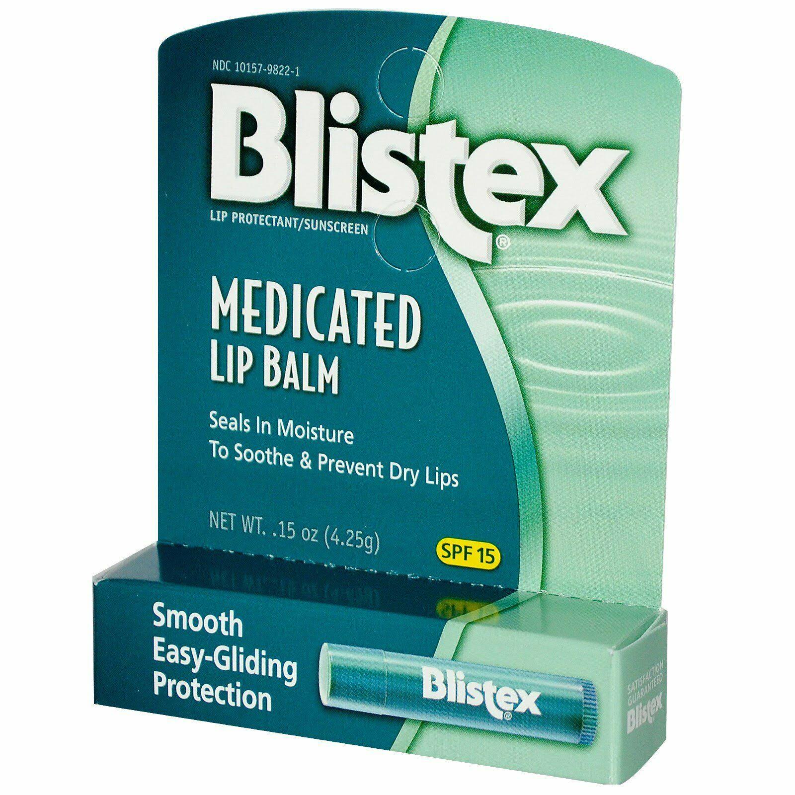 Blistex Medicated Lip Balm - SPF 15, 0.15oz