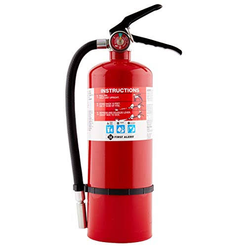 First Alert Heavy Duty Plus Fire Extinguisher - 5lb, Rechargable