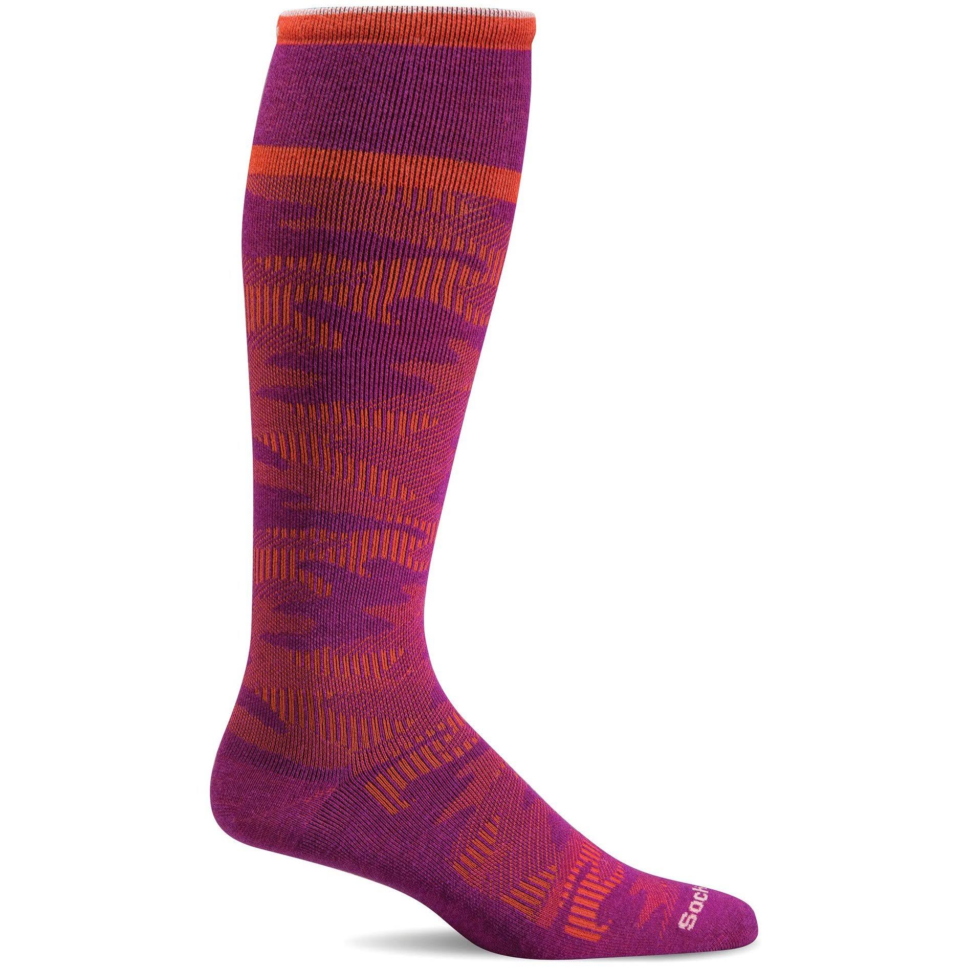 Sockwell Women's Camo Tweed Moderate Compression Socks S/M / Azalea