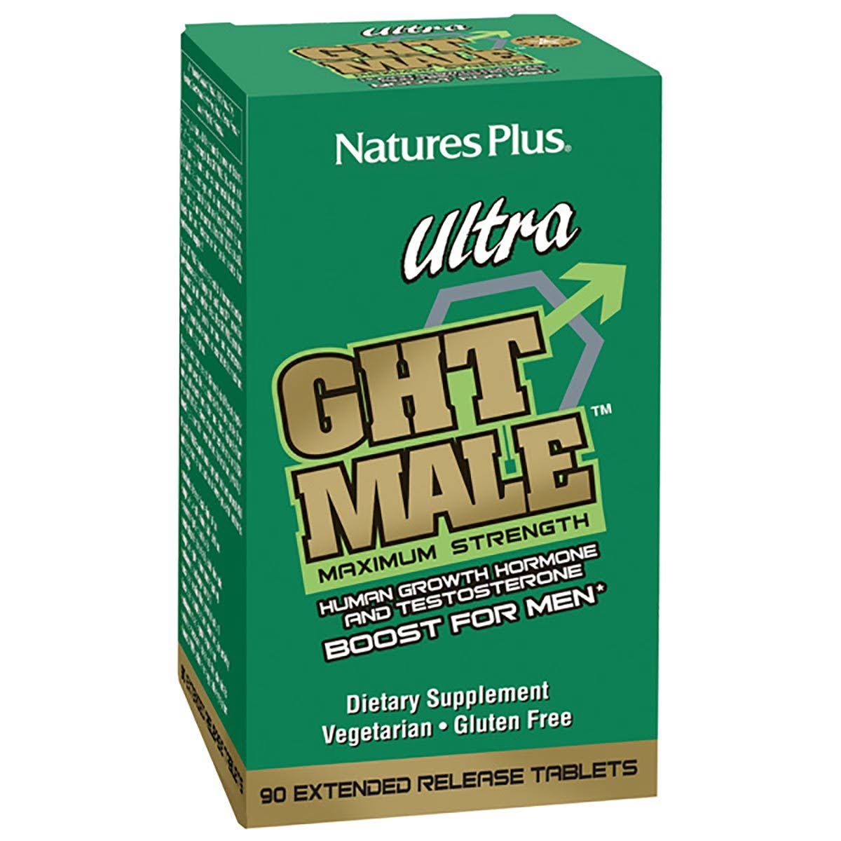 Nature's Plus GHT Male Maximum Strength Supplement - 90 Tablets