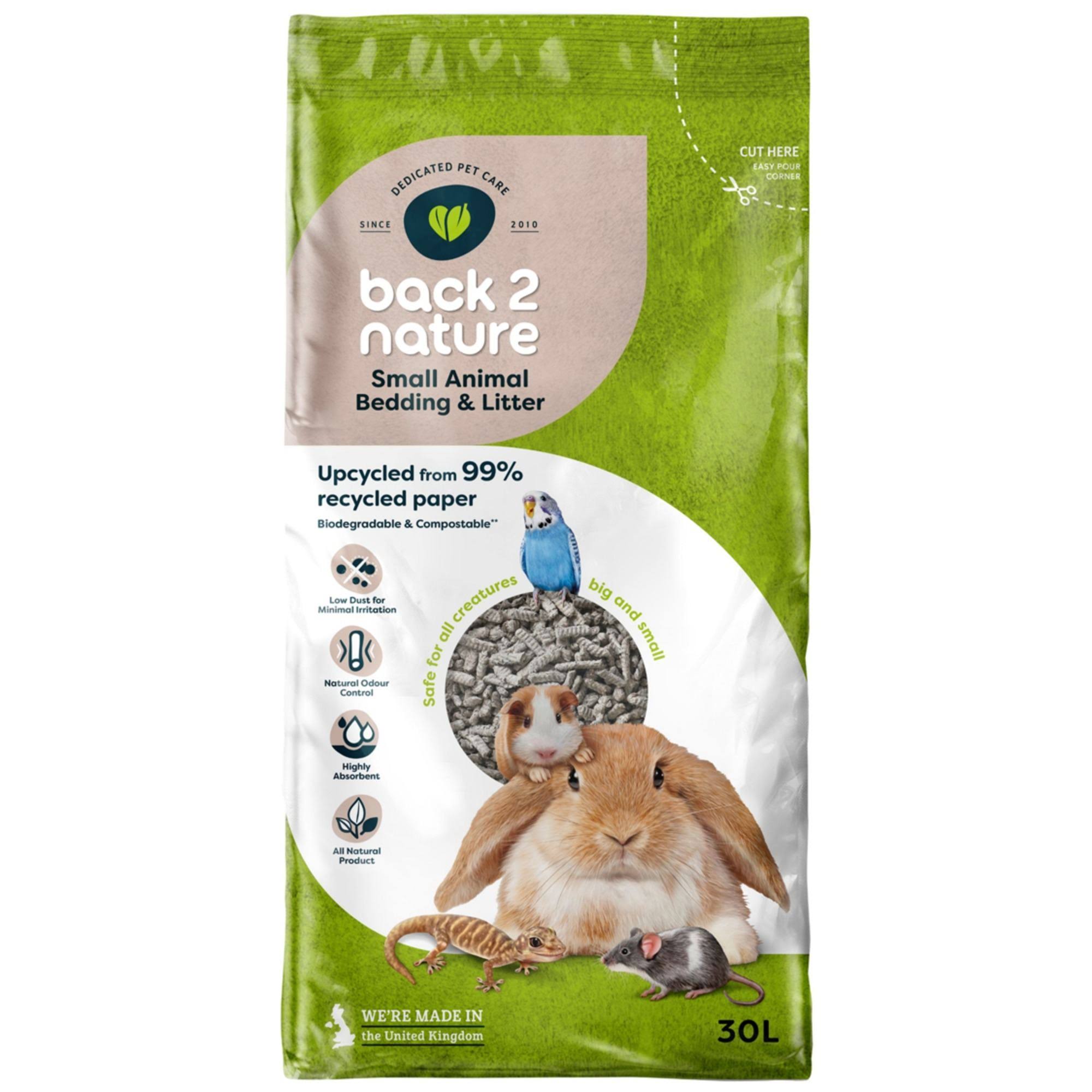 Back 2 Nature Small Animal Bedding and Litter | 30 Litres