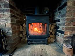 Woodburner stove creating cozy atmosphere
