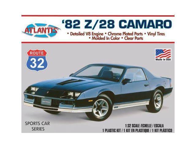 1982 Camaro Z/28 1/32 Plastic Model Kit Made in The USA