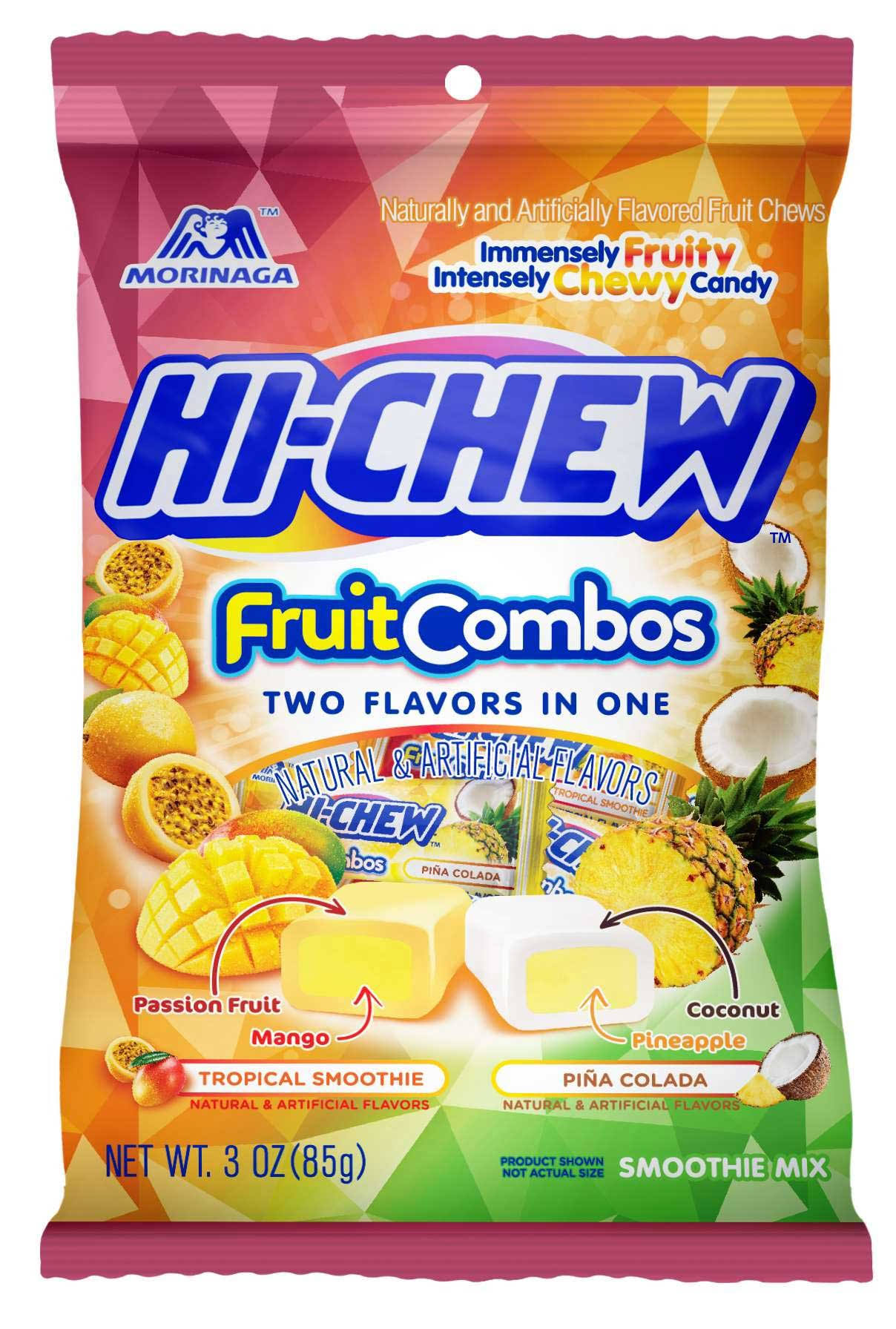 Hi-Chew Fruit Chews, Smoothie Mix, FruitCombos - 3 oz
