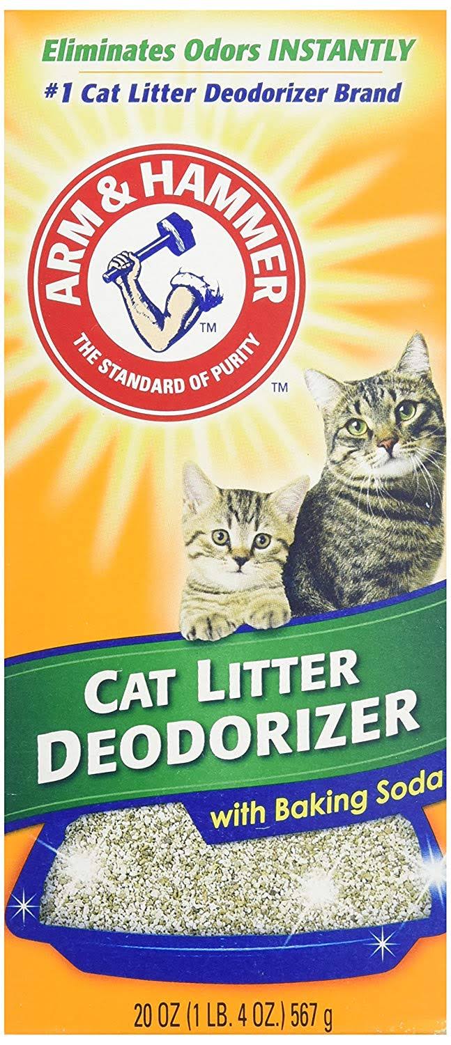 Arm and Hammer Cat Litter Deodorizer - with Baking Soda, 20oz