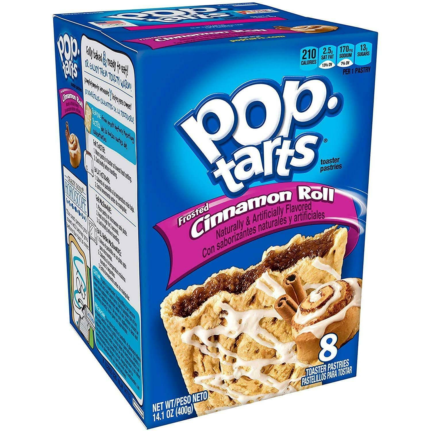 Pop Tarts Frosted Cinnamon Roll - 8-Pack 384g