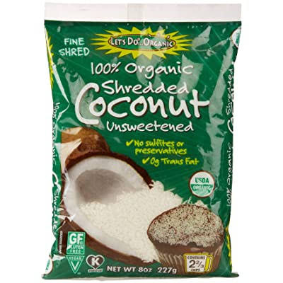 Let's Do Organic Unsweetened Shredded Coconut - 8oz