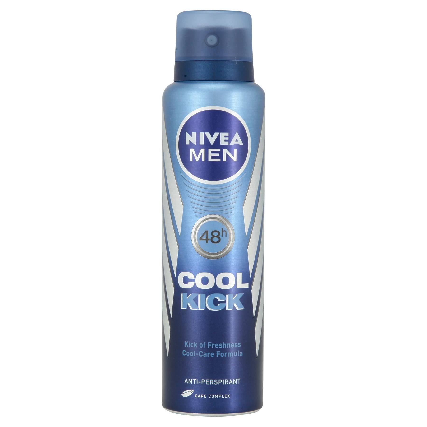 Nivea Men's Cool Kick Anti-Perspirant Deodorant Spray - 150ml