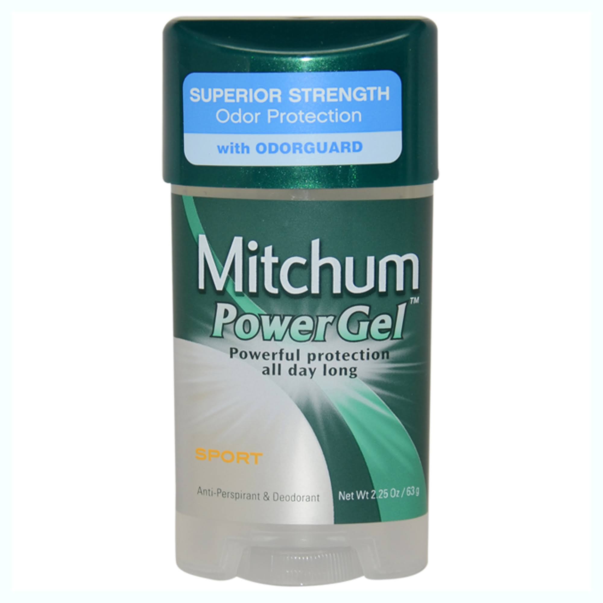 Mitchum Anti-Perspirant and Deodorant - Clear Gel, Sport, 2.25oz