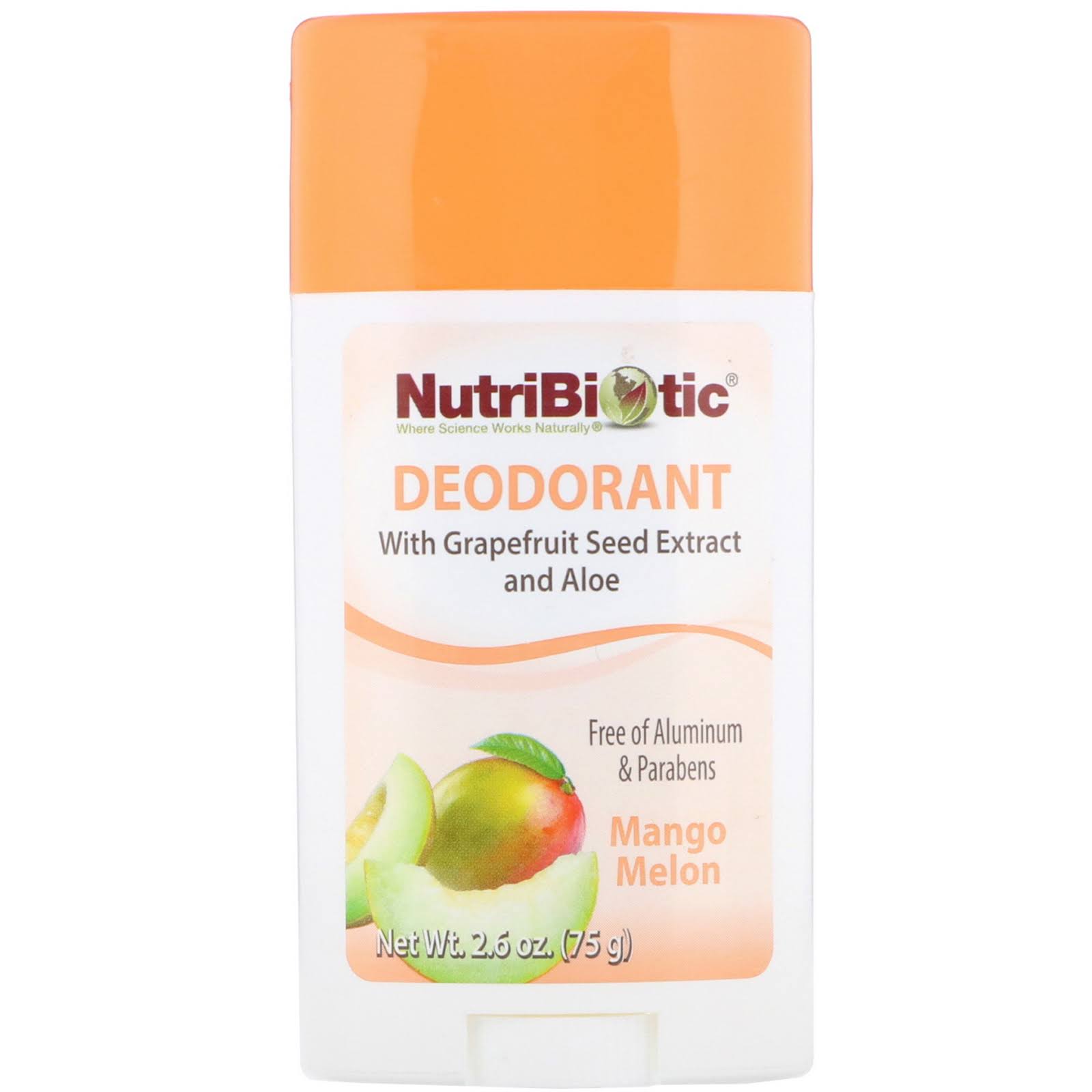 Nutribiotic Deodorant - Mango Melon, 2.6oz