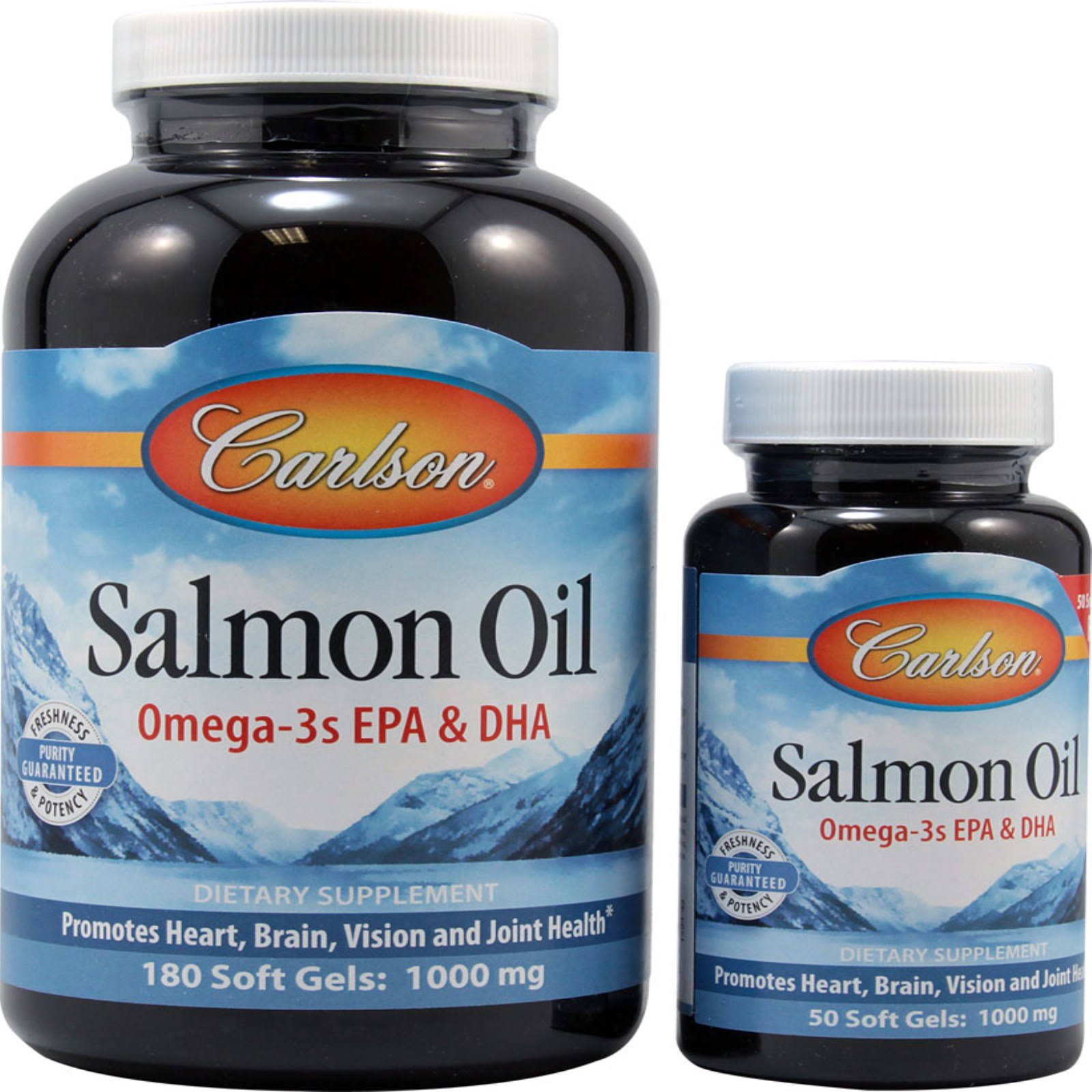 Carlson Salmon Oil - 1000mg, 180 softgels