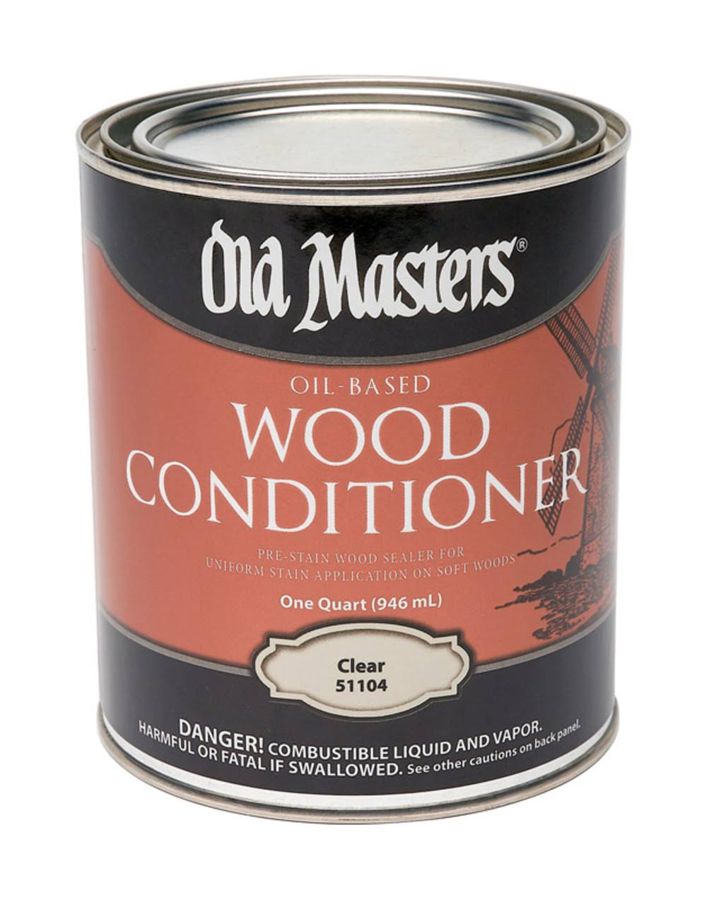 Old Masters 1626464 1 Qt. Oil-based Wood Conditioner, Clear - Pack Of 4 Old Masters Multicolor