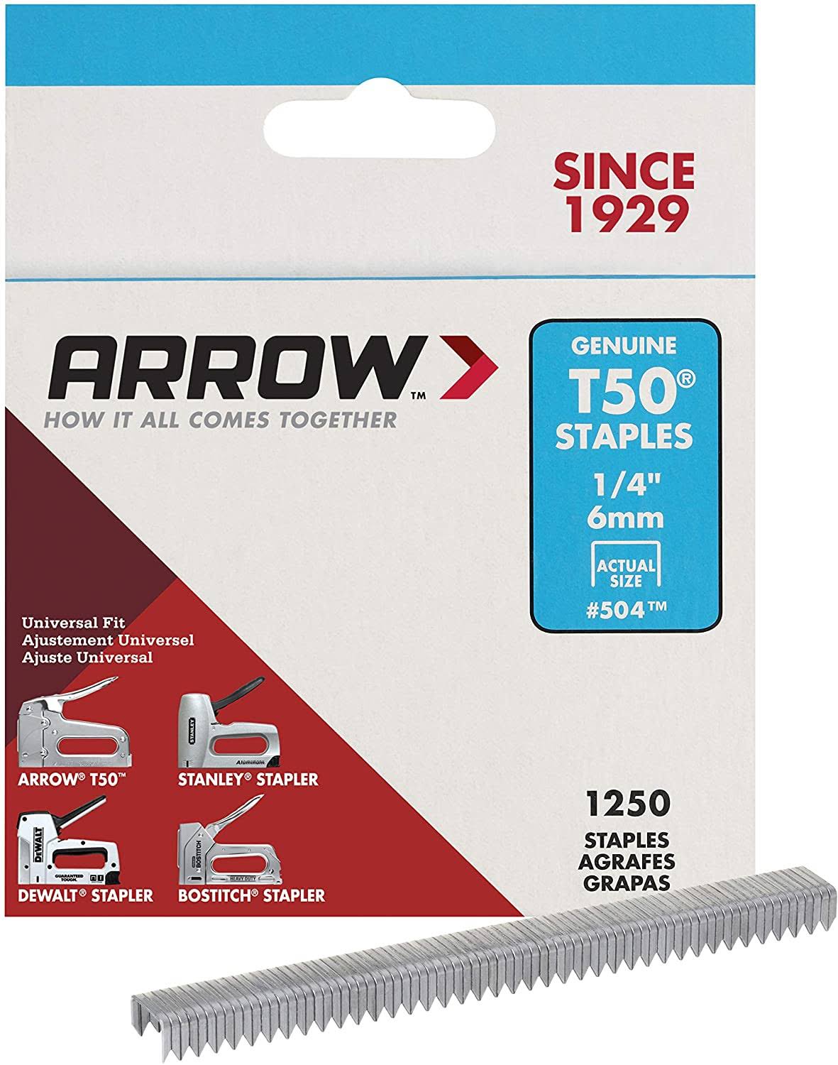 Arrow T50 Staples Box - 6mm