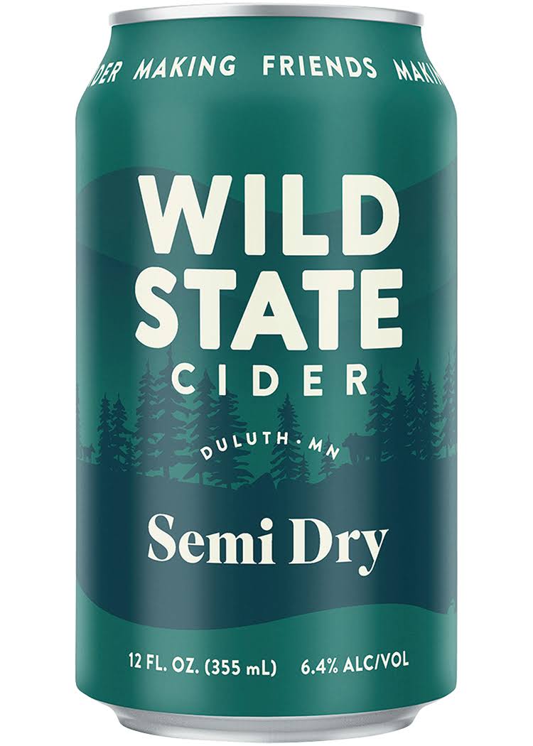 Wild State Cider Semi Dry Cans
