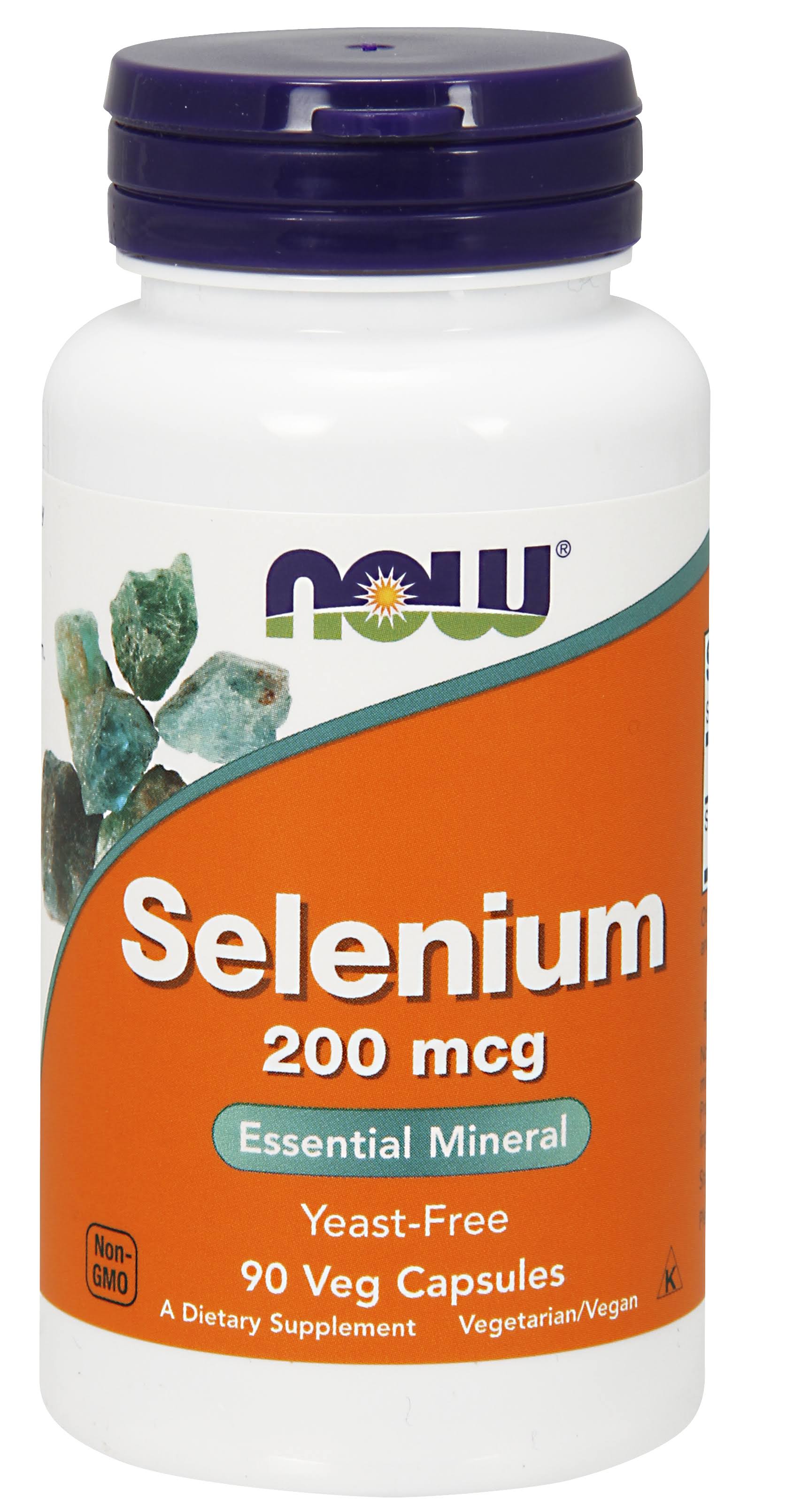 Now Foods Selenium - 200mcg, 90 Vcaps