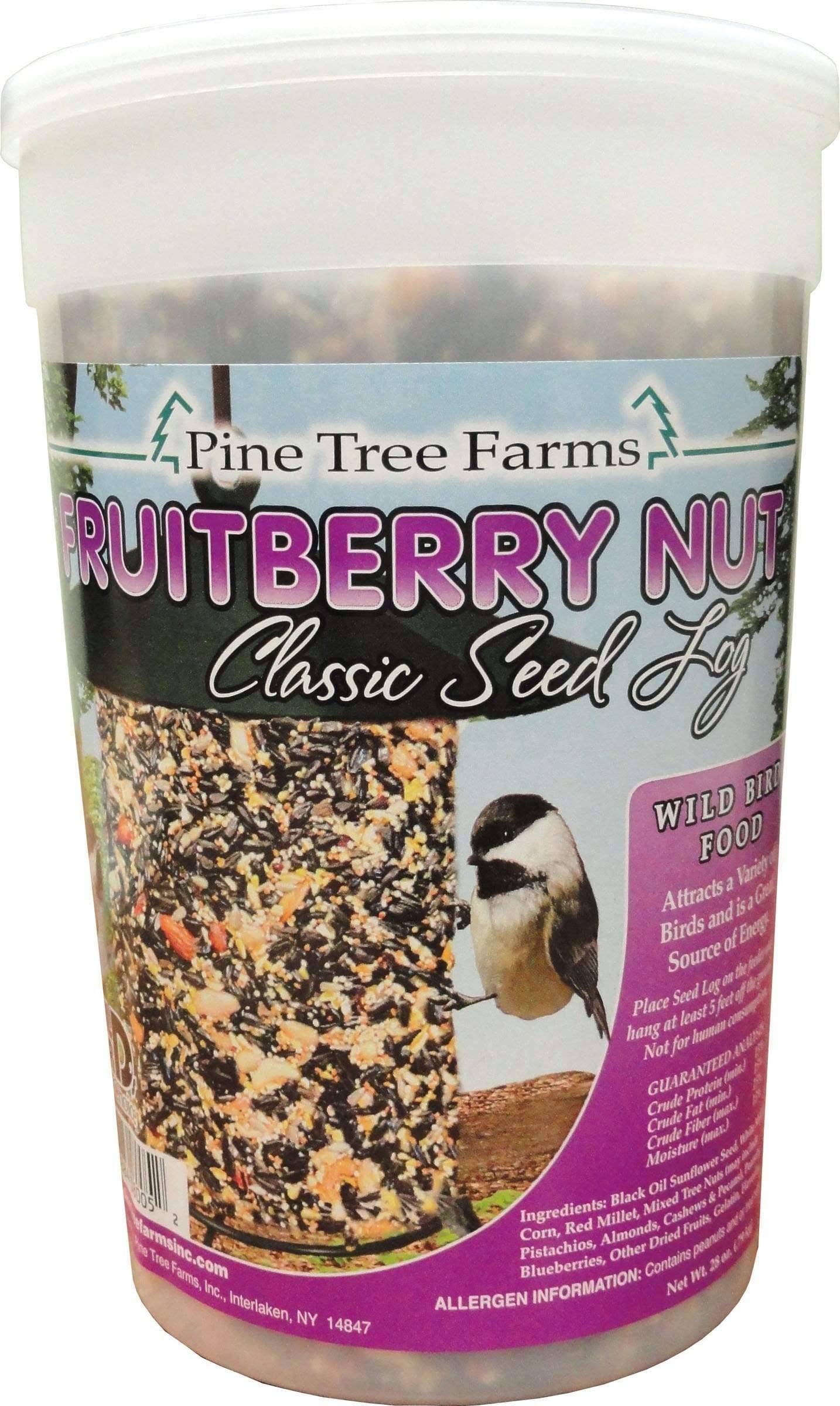 Pine Tree 8005 Classic Seed Log - Fruit Berry Nut, 32oz