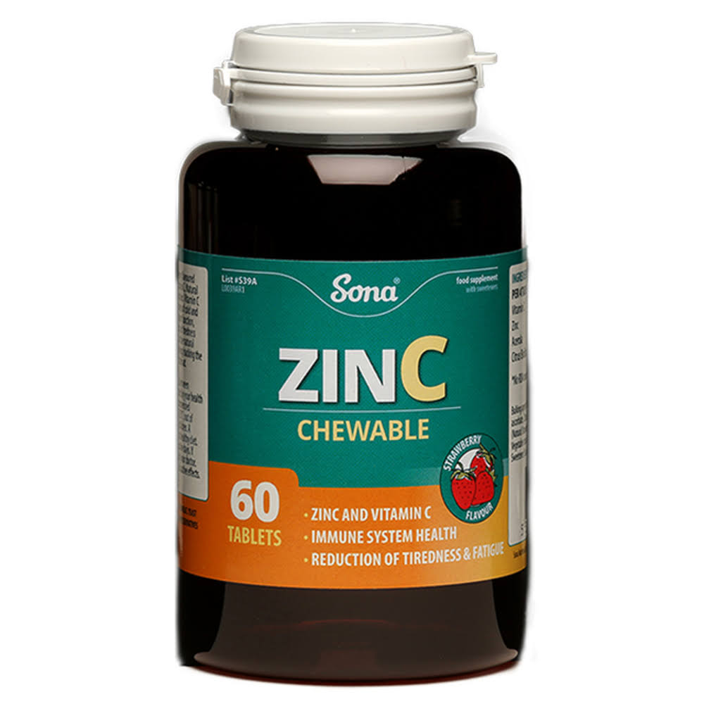 Sona Zinc 60 Chewable Tablets