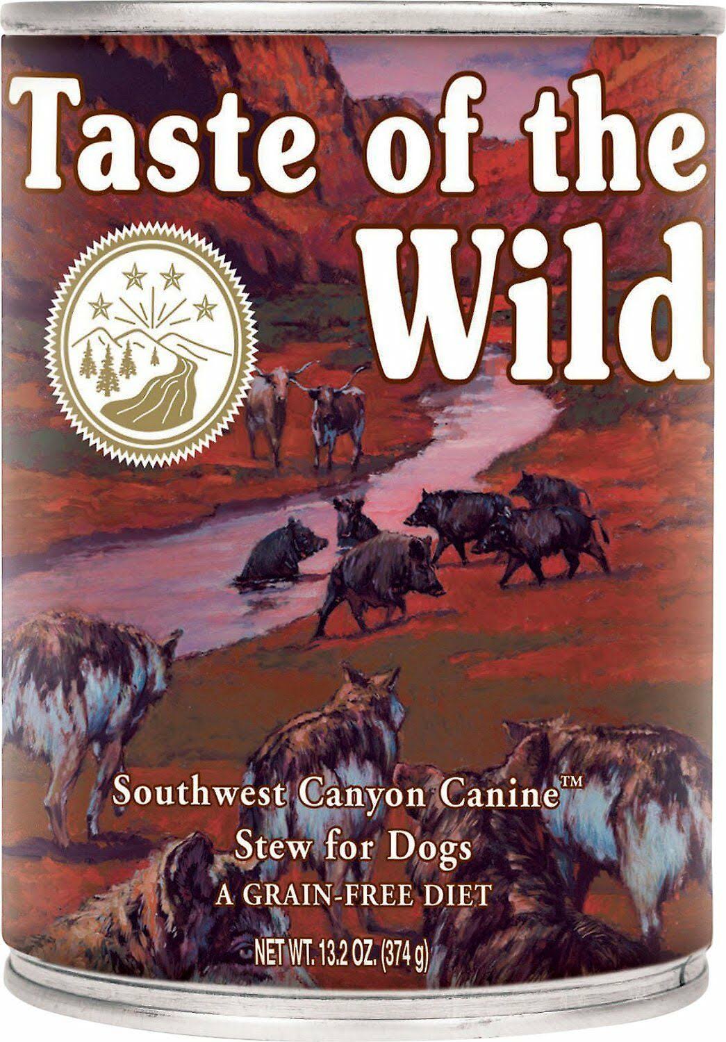 Taste of The Wild Dog Southwest Canyon Stew in Gravy 374g x 12