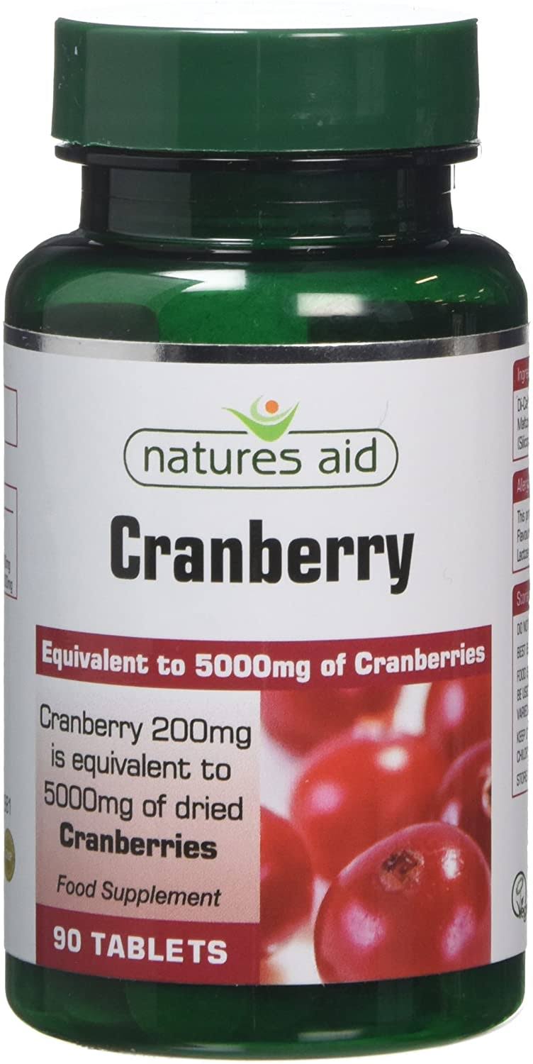 Natures Aid Cranberry Extract Food Supplement - 5000mg, 90ct