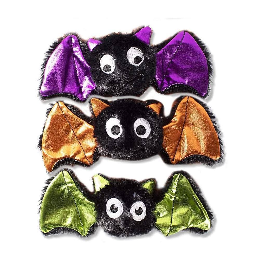 Fringe Studio Halloween Plush Squeaker Dog Toy - Bats, Bats, Bats