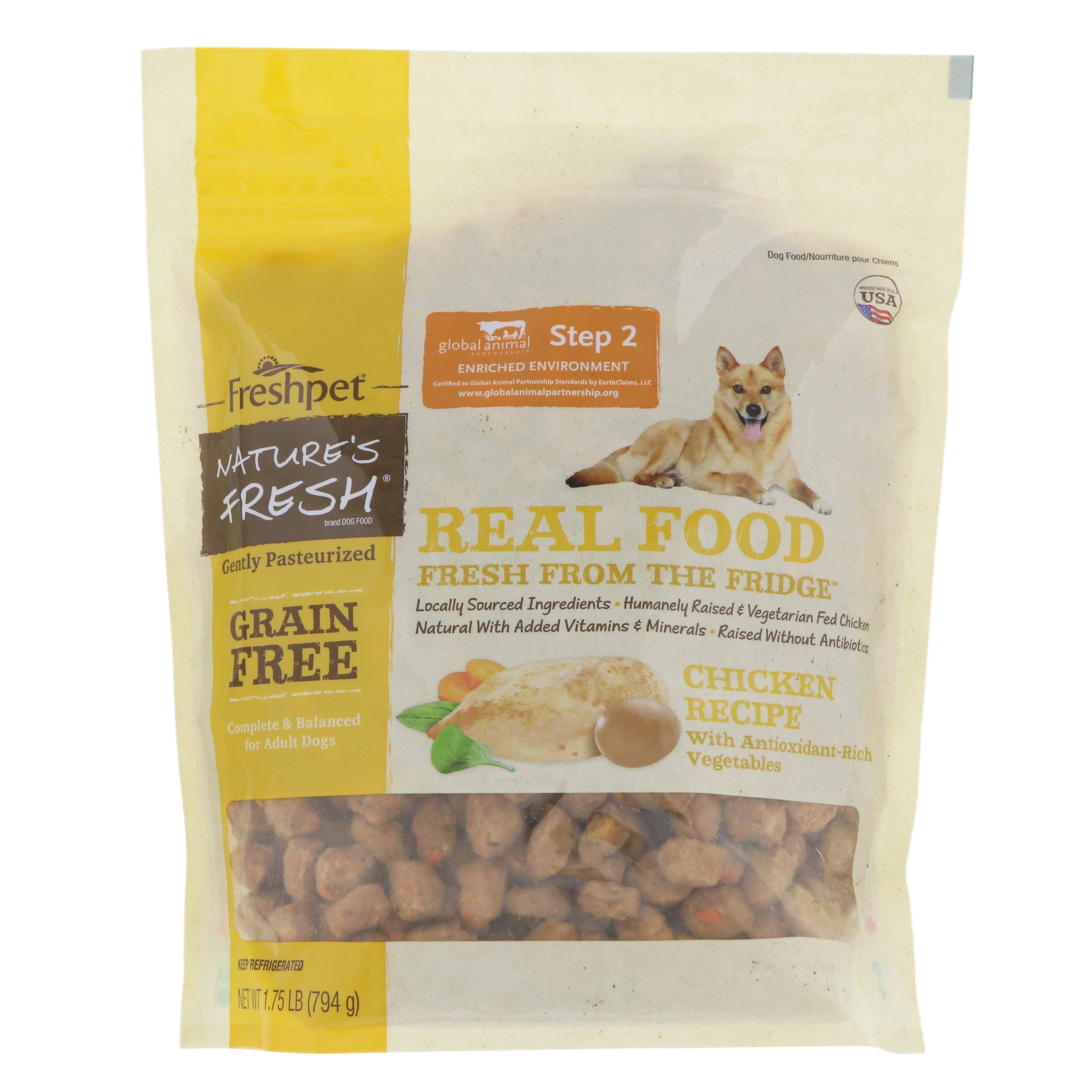 Freshpet Nature's Fresh Dog Food, Chicken Recipe, Adult - 1.75 lb