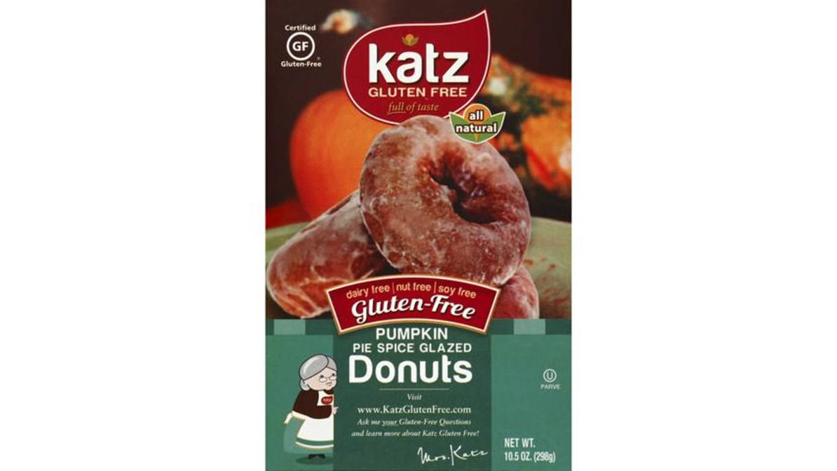 Katz Gluten Free Pumpkin Spice Donuts - 10.5oz