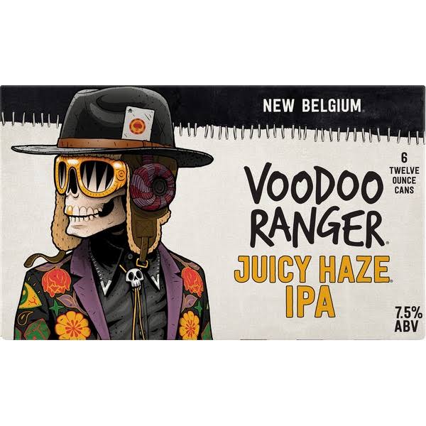 Voodoo Ranger Beer, Juicy Haze IPA - 6 pack, 12 oz cans