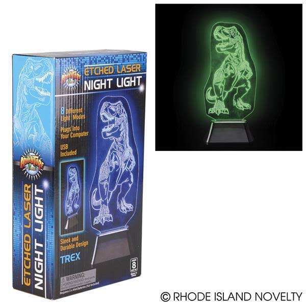 Rhode Island Novelty Amlatrx 3D Laser Light - T-Rex, 11in