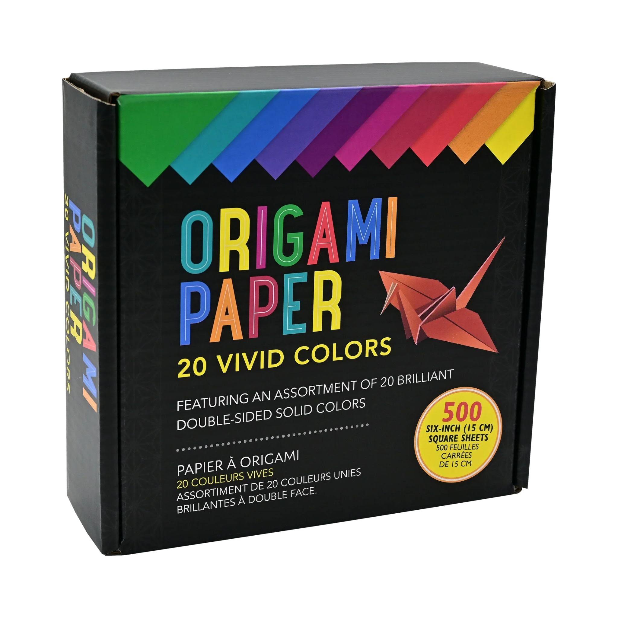 Origami Papers Vivid Colours Boxed Set - 500 Sheets