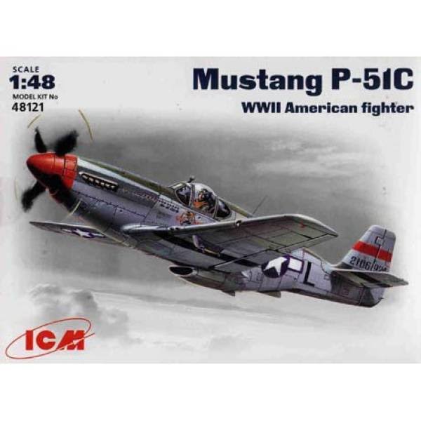 ICM 48121 Mustang P-51C American Fighter