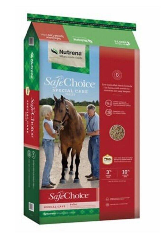 Nutrena 94510 Horse Supplies 50 Pounds SafeChoice Special Care Low Starch Feed