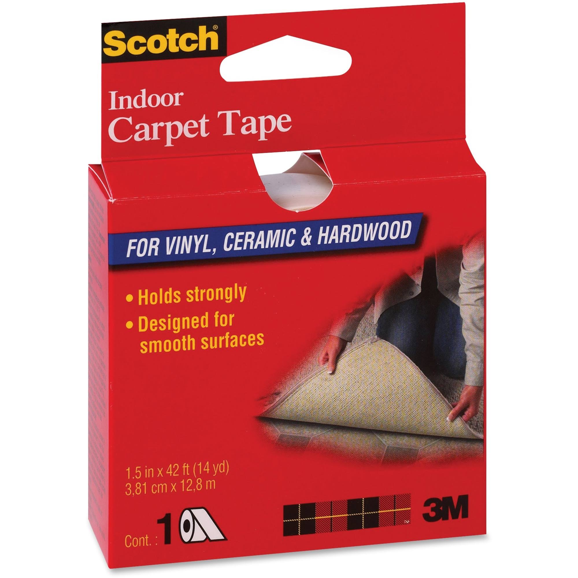 3M Indoor Carpet Tape - 1.5"X42'