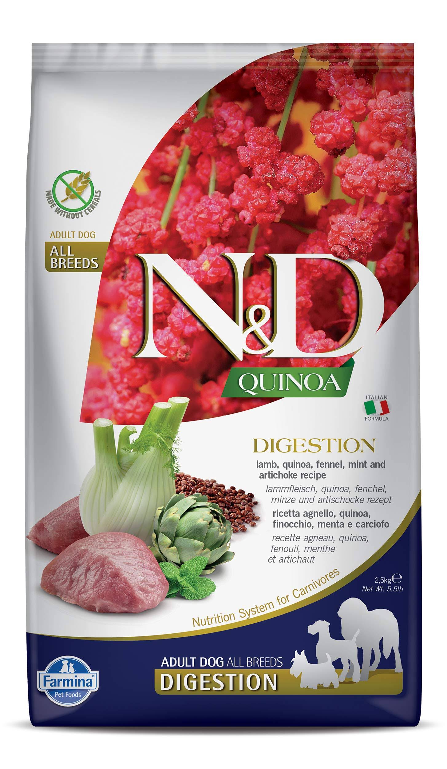 Farmina Natural & Delicious Quinoa Digestion Lamb Grain Free Dog Food