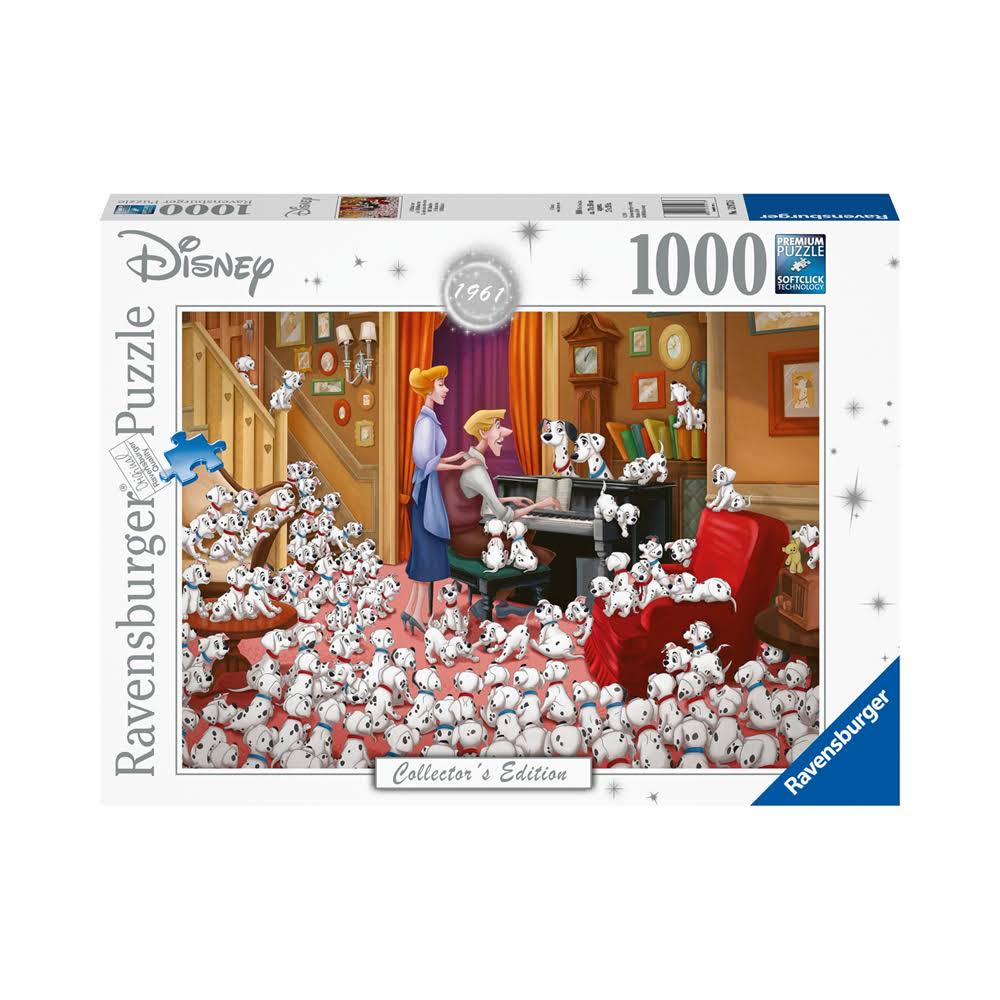 Ravensburger 13973 Disney 101 Dalmatians Jigsaw Puzzle - 1000pc, Collector's Edition