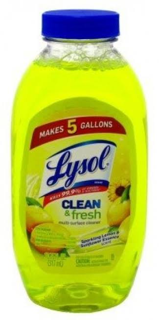 Lysol Clean & Fresh Cleaner - Sparkling Lemon, 10.75oz