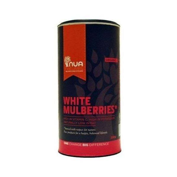 Nua Naturals Organic White Mulberries - 2 x 200g