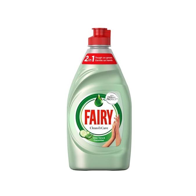 Fairy Clean and Care Washing Up Liquid - Aloe, 383g
