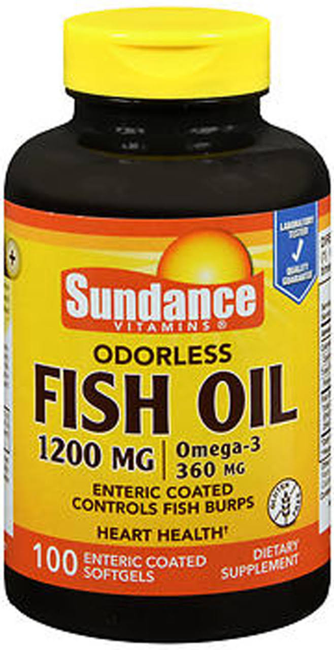 Sundance Odorless Ec Fish Oil - 100ct