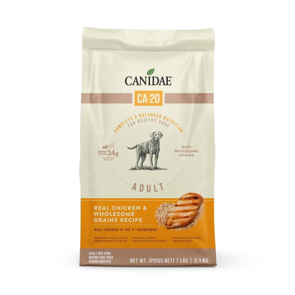 Canidae CA-20 Real Chicken & Wholesome Grains Recipe Dry Dog Food, 7-lb