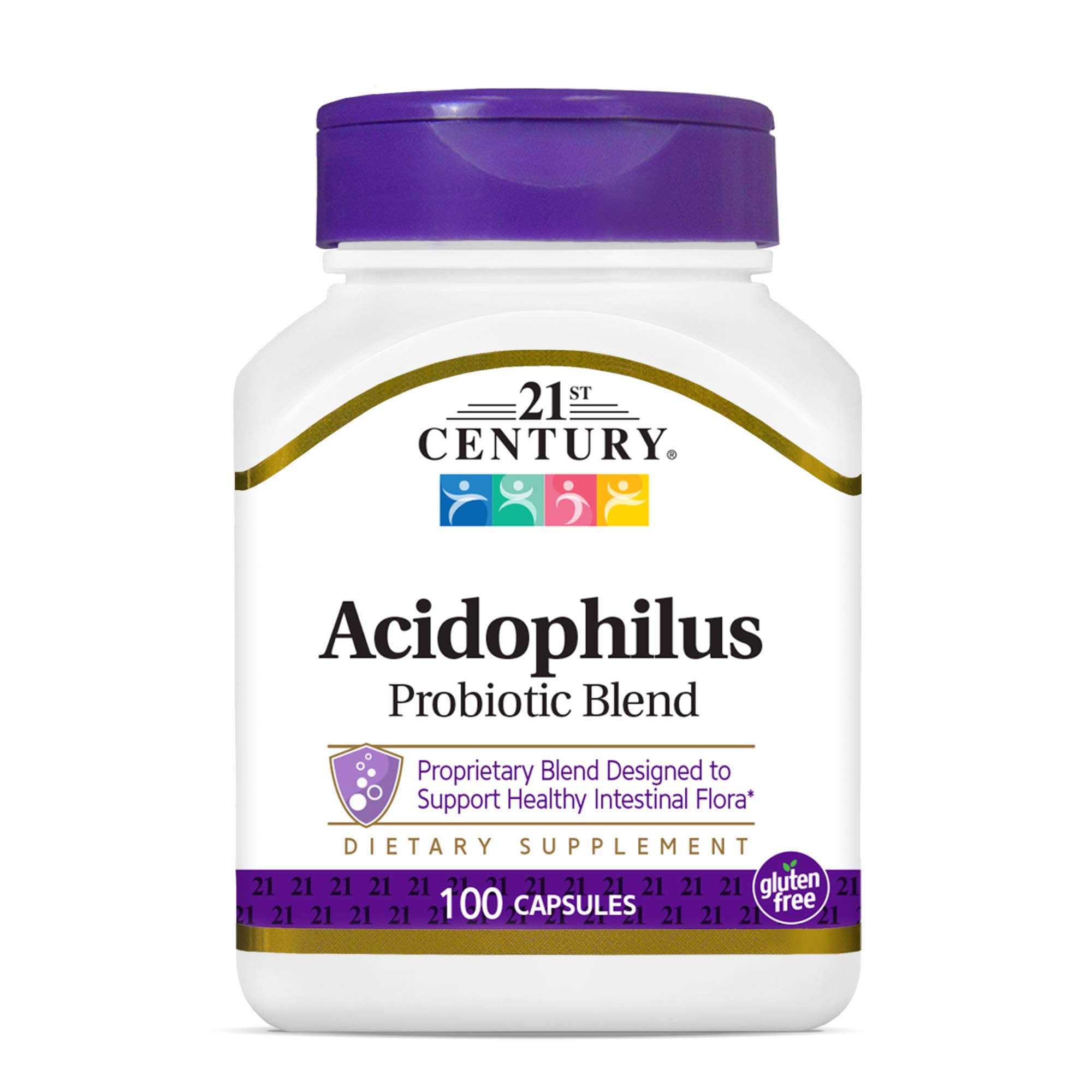21st Century Acidophilus Probiotic Blend Supplement - 100 Capsules