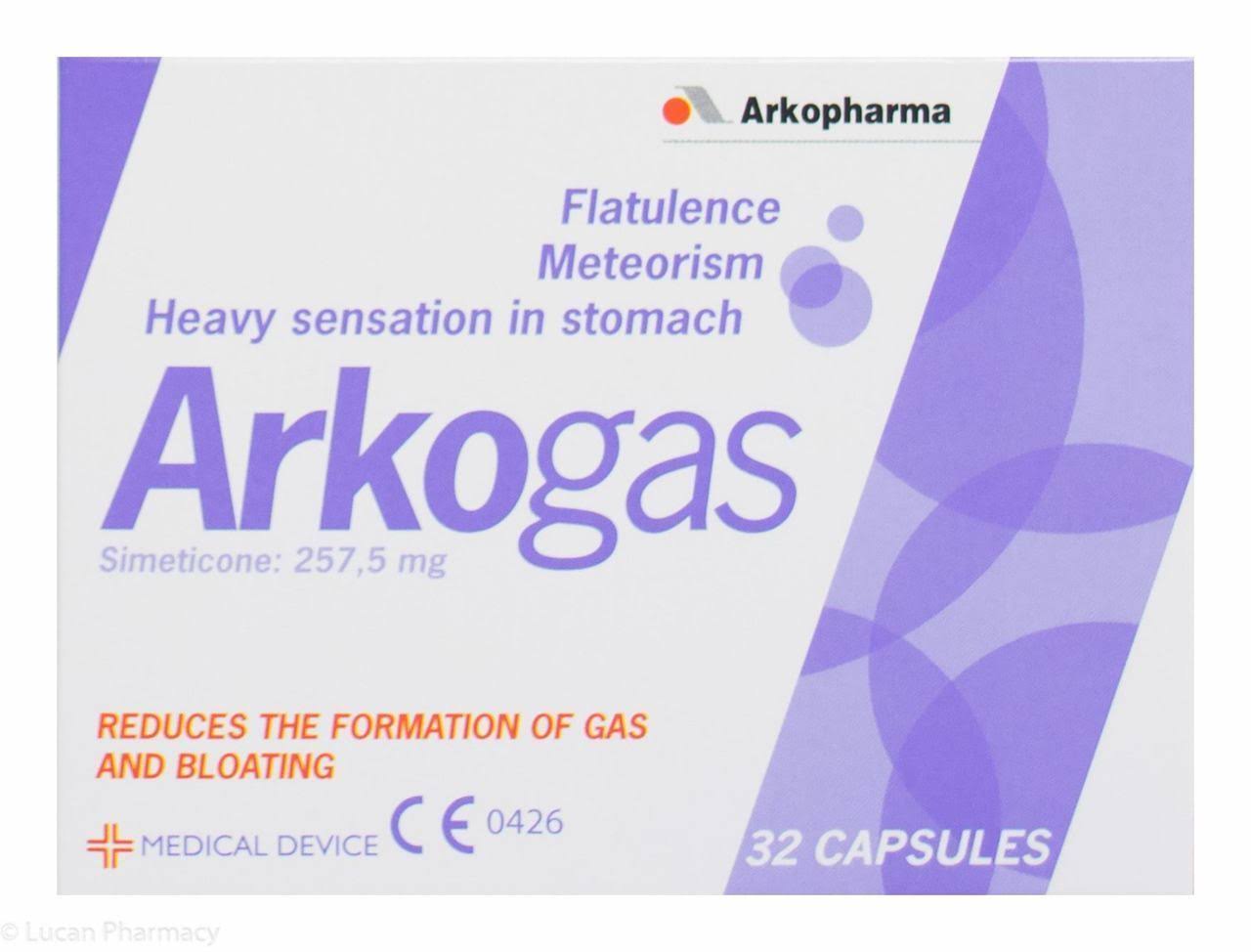 Arkopharma ArkoGas Dietary Supplement 32 Capsules