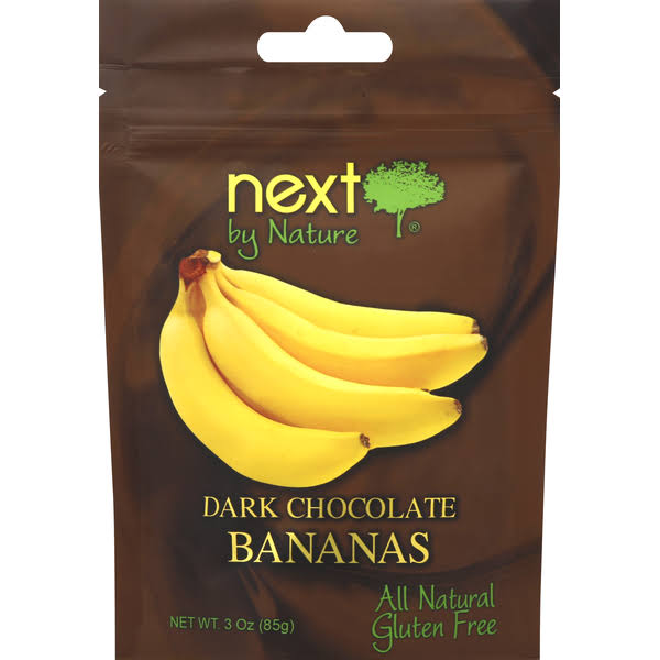 Next by Nature Dark Chocolate - Bananas, 3oz