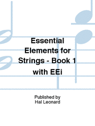 Essential Elements for Strings 2000 Book 1 - Hal Leonard