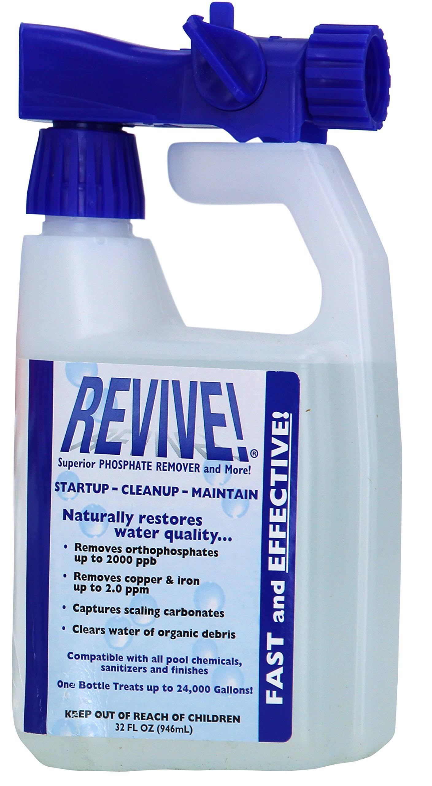 Revive Swimming Pool Phosphate And Algae Remover Chemical For Pools - 32 oz