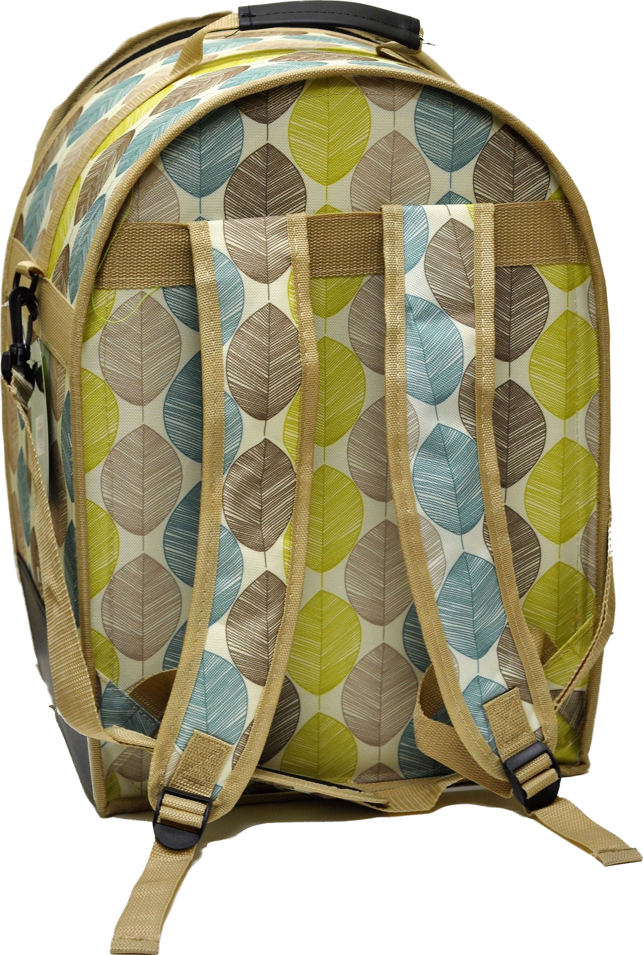 A&E Cage Happy Beaks Backpack Soft Sided Travel Carrier Small Tan