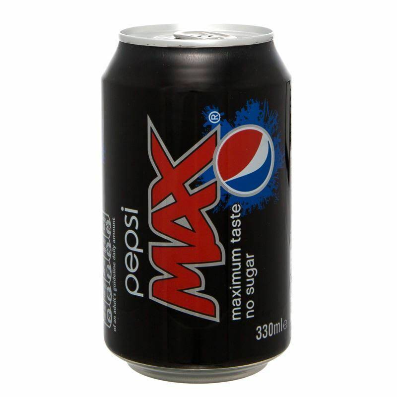 Pepsi Max Soft Drinks - 440ml Can